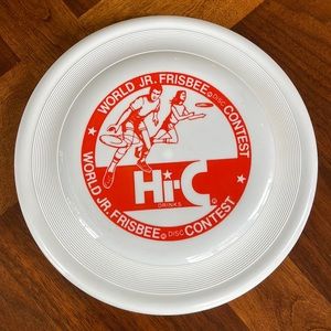 NEVER THROWN VINTAGE HI-C WORLD JR WHAM-O FRISBEE 1975 - GREAT COLLECTIBLE!